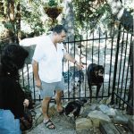 Cuando Sergio Aragonés nos invitó a su hermosa casa en Ojai, CA en 1997. Aquí nos presentó al Rufferto real.